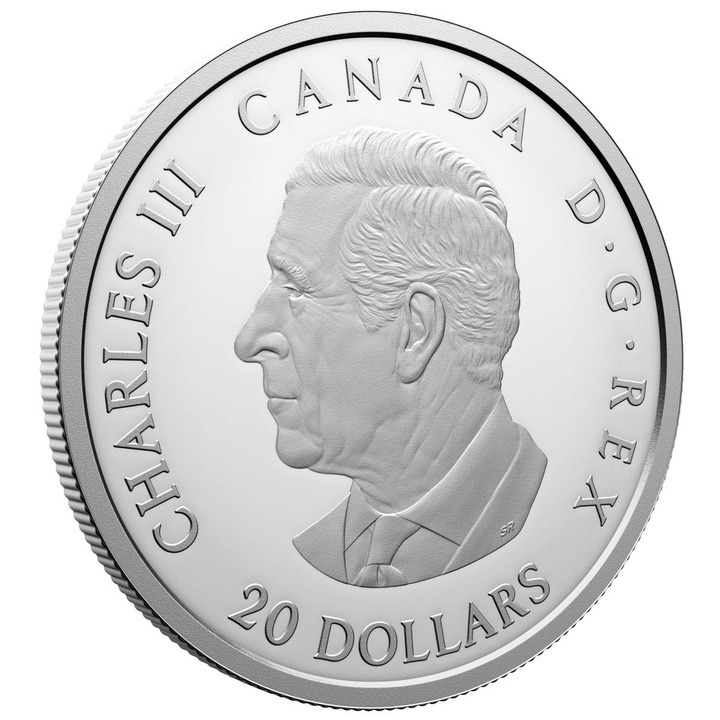 Monedă din argint A 150-a aniversare a Colegiului Militar Regal al Canadei 1 uncie de argint 2026 Proof