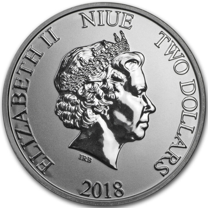 Niue: Año del Perro 1 oz Plata 2018