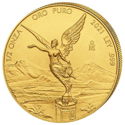 Mexican Libertad 1/2 uncji Złota 2021