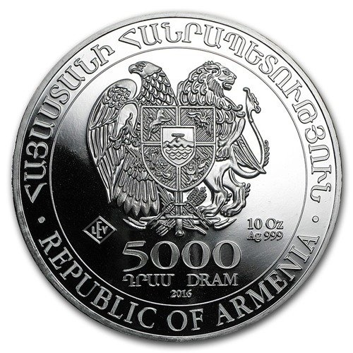 Noah's Ark 10 oz Silver 2016