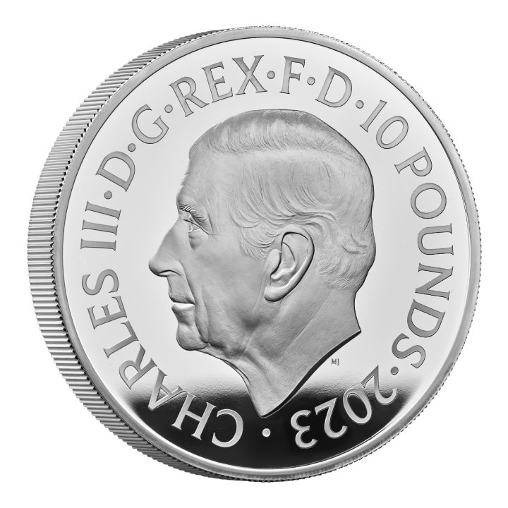 A Tudor-ház királyi állatai: Clarence bikája 5 uncia ezüst 2023 Proof