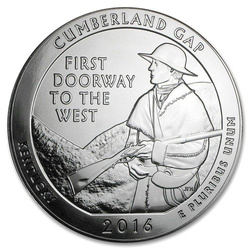 Parques Nacionales de América: Cumberland Pass 5 oz Plata