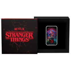 Stranger Things - Saison 3 colorée 1 oz Argent 2026 Proof
