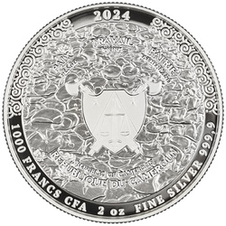 Cameroon: The Witcher Book Series - Sword of Destiny 2 oz Silver 2024 Coin