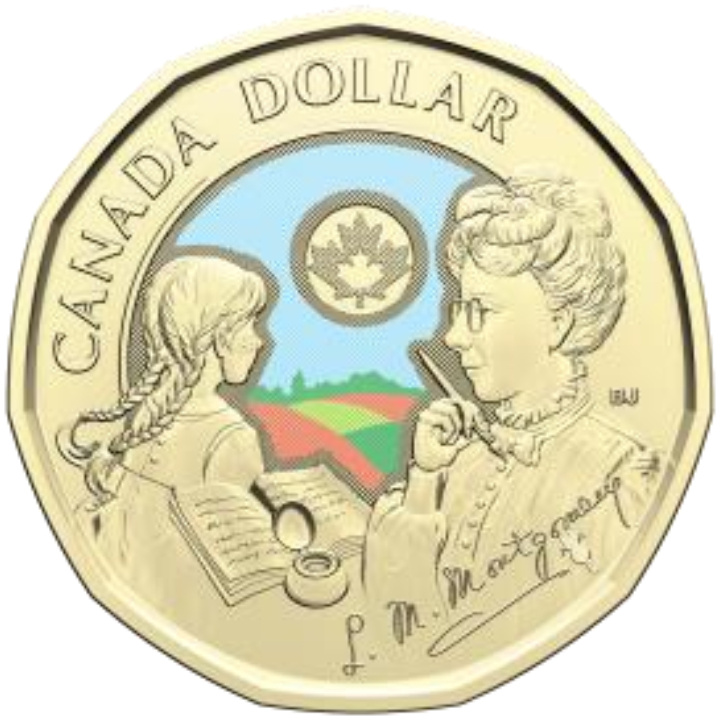 Canada 150th Anniversary of the Birth of L. M. Montgomery colorized $1 2024