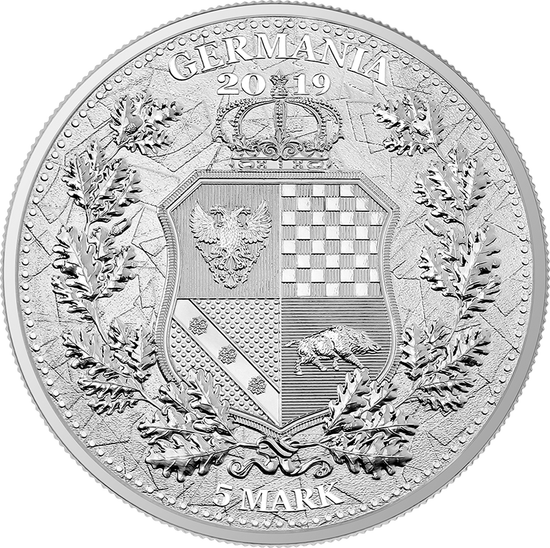 Allegories: Columbia & Germania 1 unce stříbra 2019