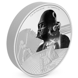 Niue: Star Wars - Darth Vader "You underestimate my power of the dark side" coloured 3 oz Silber 2023 Proof