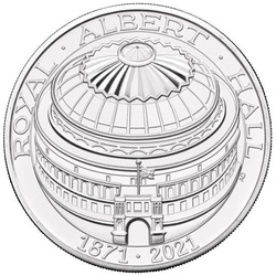 A Royal Albert Hall 150. évfordulója 28,28 gramm réz-nikkel 2021