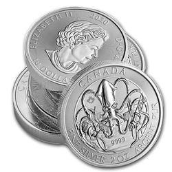 Creatures of the North: Kraken2 oz Silver 2020