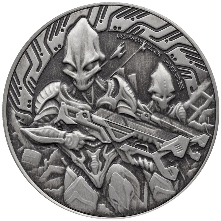 Samoa: Alien 1 oz Stříbro 2024 Antiqued Coin