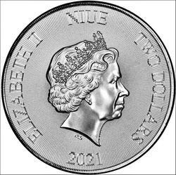 Niue: Robin Hood 1 oz Plata 2021