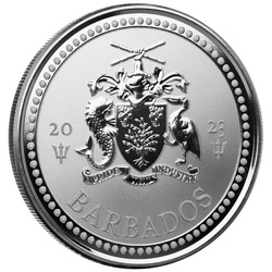 Barbados: Trident 1 uncja Srebra 2023