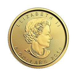 Feuille d'érable canadienne 1/10 once d'or 2018