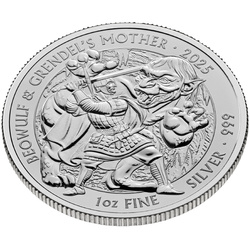 Mítoszok és legendák: Beowulf és Grendel anyja 1 uncia ezüst 2025