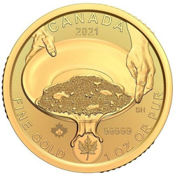 Złota Moneta Canada Klondike: Gorączka Złota 1 uncja Złota 2021 