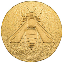 Cook Islands: Ancient Greece - Honey Bee "Ephesos" 0,5 grama Złota 2023 Silk Coin