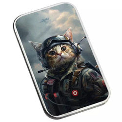 Monnaie de Terre Sainte - Chats Humains - Sarge barre colorée 1 oz Argent 2025