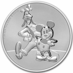 Niue: Disney - Mickey & Goofy 1 oz Silber 2021 Coin