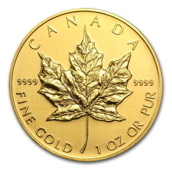 Canadian Maple Leaf 1 oz Gold 2005