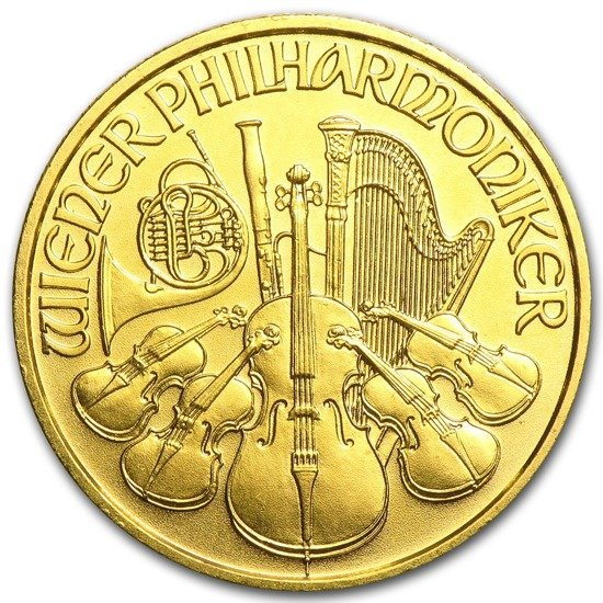 Bécsi Filharmonikusok 1/4 uncia arany 1997
