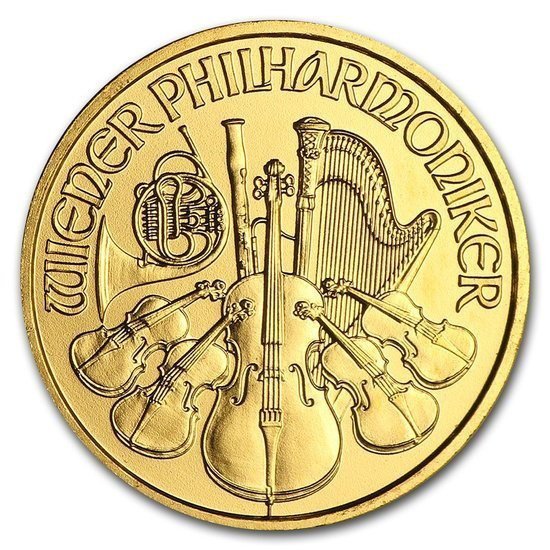 Filarmonica di Vienna 1/10 oncia d'oro 2010