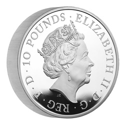 The Royal Tudor Beasts: The Yale of Beaufort 10 oz Plata 2023 Proof