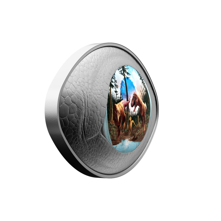 Canada: Dinosaur Eye 1 oz Silver 2025 Proof Shaped Coin