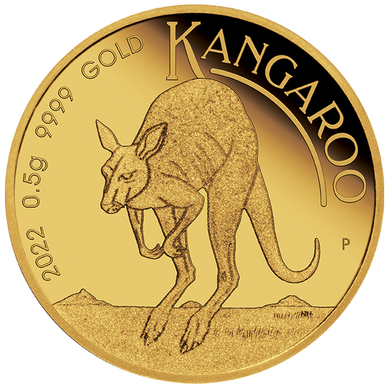 Australisches Känguru 0.5 gram Gold 2022 Proof
