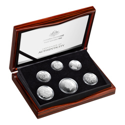 Set di 6 monete Premium HM Re Carlo III Argento 2025 Proof