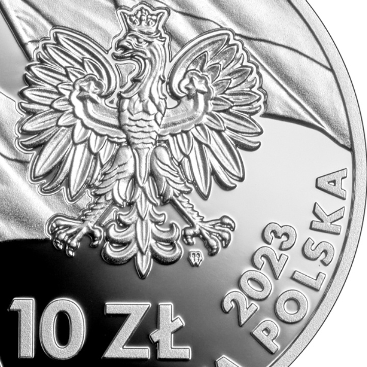 Marche de l'indépendance coloré 10 zł Argent 2023 Proof