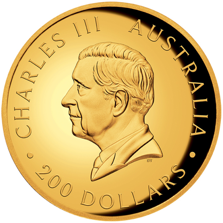 Australijski Kangur 2 uncje Złota 2024 Proof High Relief