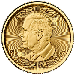 Kanadyjski Liść Klonowy Treasured 1/10 uncji Złota 2025 Polar Bear Privy Mark
