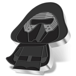 Niue : Star Wars - Chibi « Kylo Ren » coloré 1 once d'argent 2021 Proof