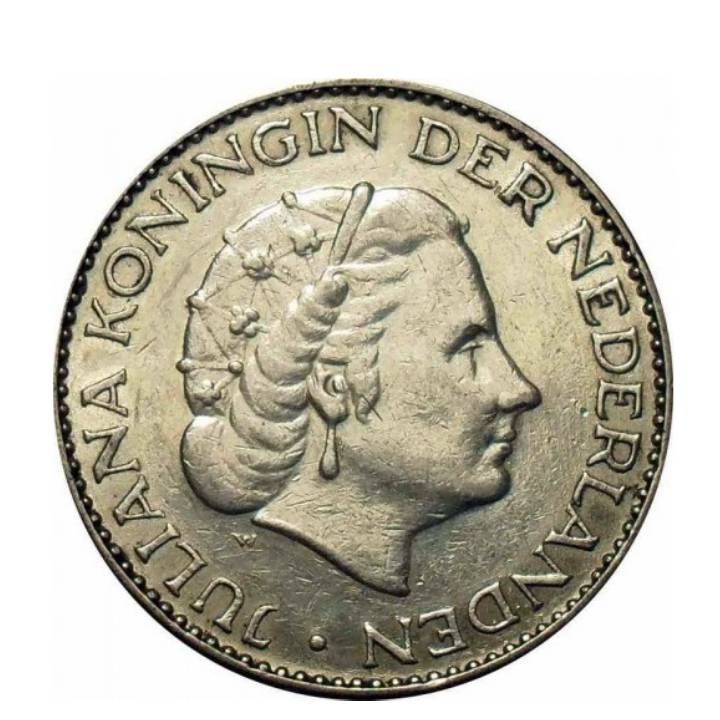 Paesi Bassi: 1 fiorino moneta d'argento vari anni