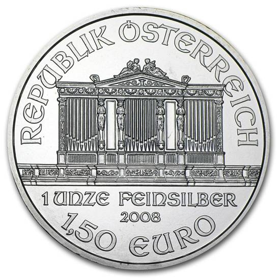 Wiedeński Filharmonik 1 uncja Srebra 2008