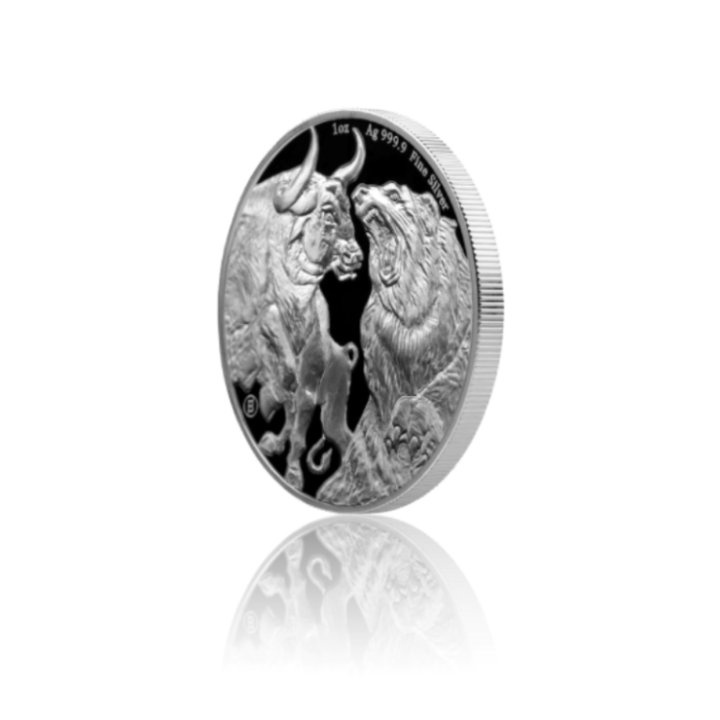 Republic of Chad: Bull & Bear 1 oz Silver 2023