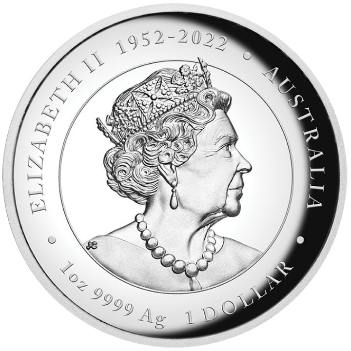 Perth Mint: Lunar III - Rok Smoka 1 uncja Srebra 2024 Proof High Relief