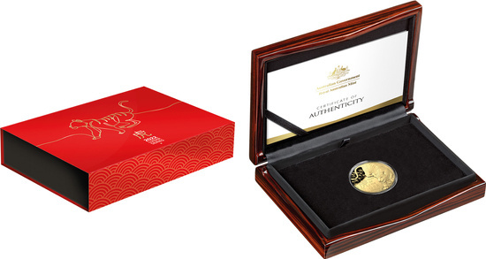 Lunar: Rok Tygrysa 1 uncja Złota 2022 Proof