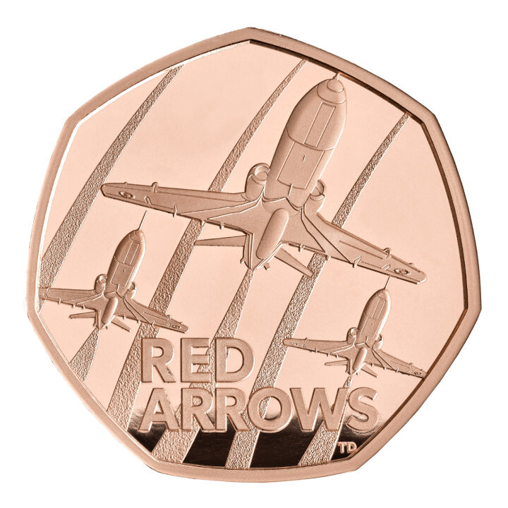 Set of 5 United Kingdom Gold 2025 Proof Commemorative Coin