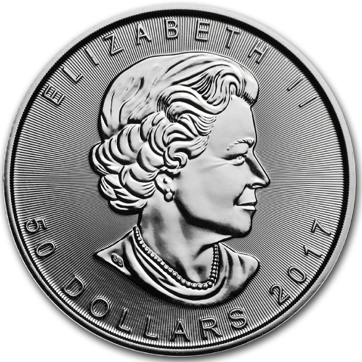 Canadian Maple Leaf 1 oz Platino 2017