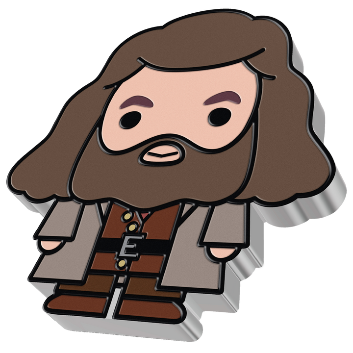 Niue : Harry Potter – Hagrid – Chibi Coin colorisé, 1 once d’argent, 2020, Proof.