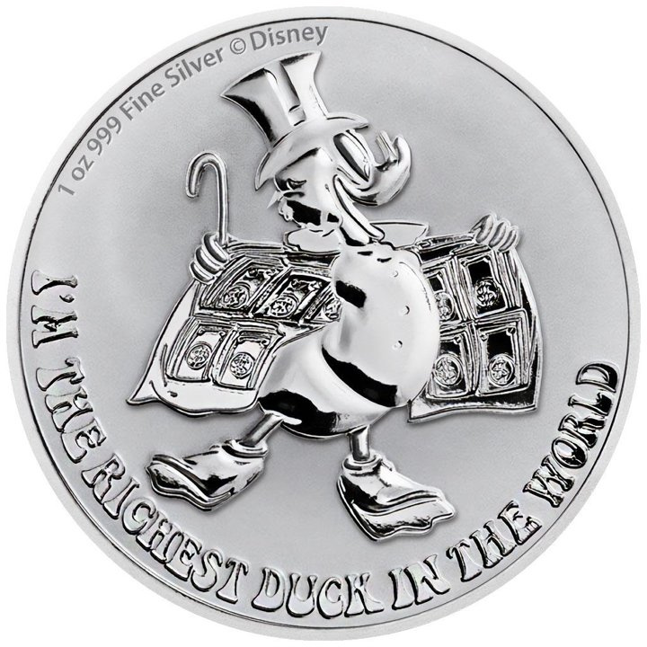 Niue: Disney - Scrooge McDuck 1 oz Silver 2022