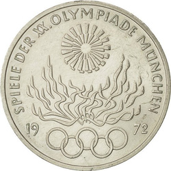 Alemania, 10 Marcos Diversas Anualidades (Ag.625 muestra)