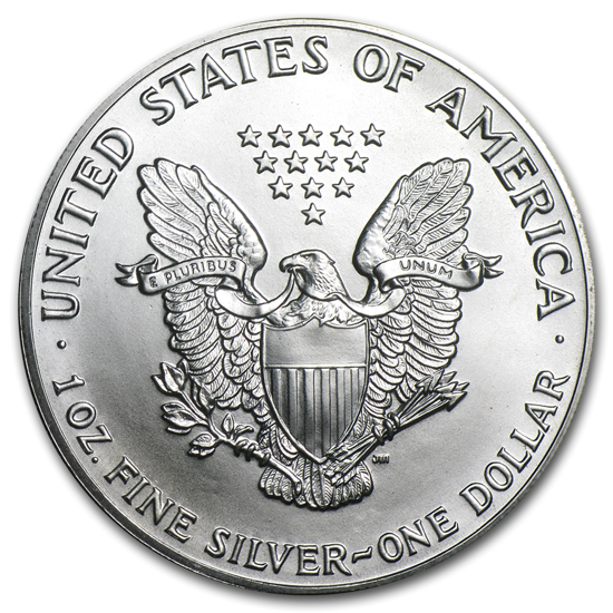 American Eagle 1 oz Plata 1986