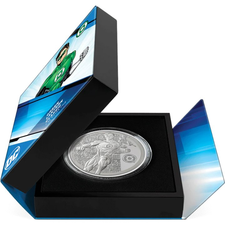 Niue: DC Comics - Green Lantern 3 uncje Srebra 2023 Proof