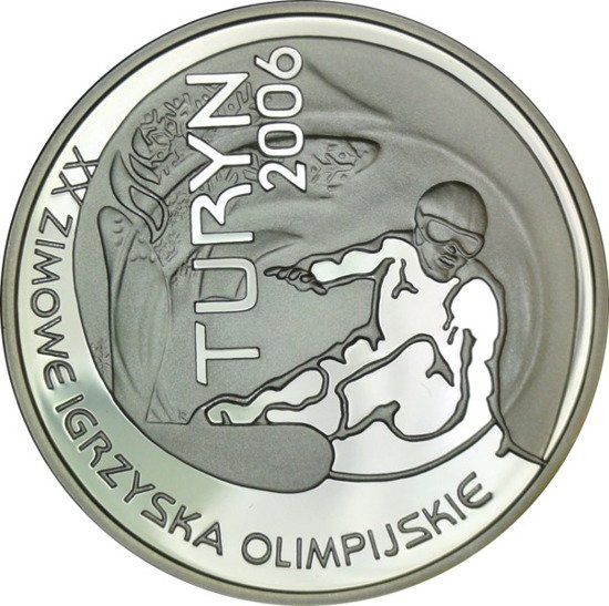 Olympische Spiele Snowboarden 2006 Silbermünze