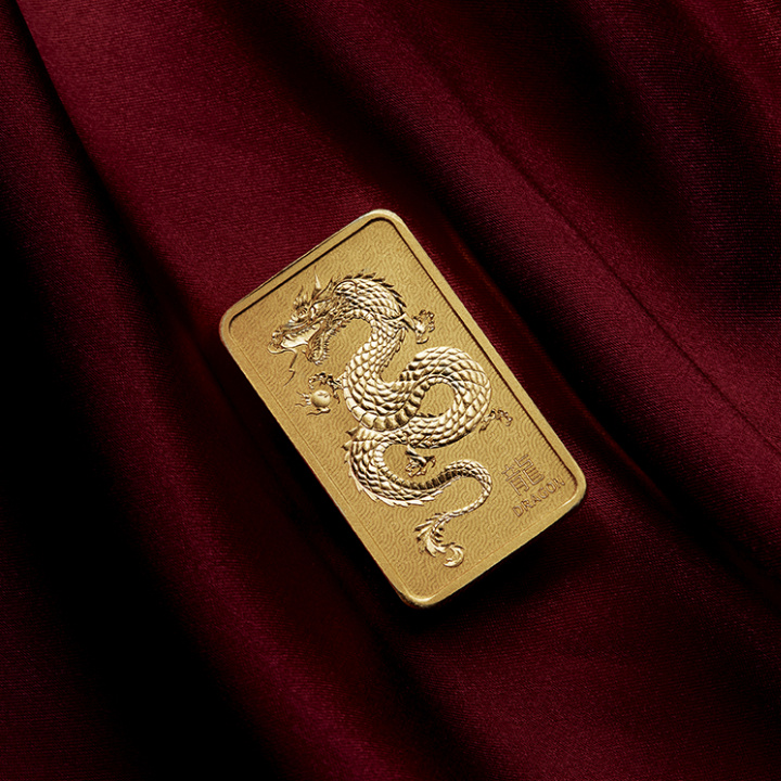 Australian Lunar Year of the Dragon 1 oz Gold