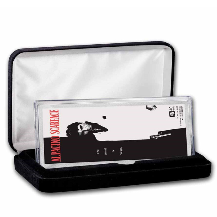 Scarface Man - 40 aniversario de la película coloreado 4 oz Plata