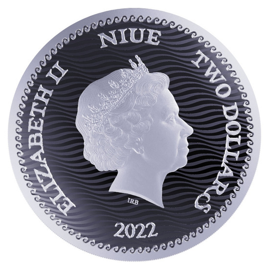 Niue: Jolly Roger - Calico Jack 1 uncja Srebra 2022