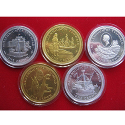 Île de Man : Ensemble de 5 pièces Millennium of Tynwald Argent 1979 Proof